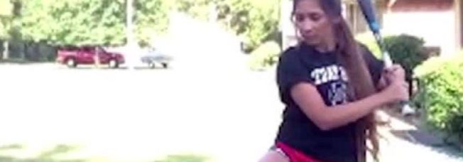 Watch 16-year-old’s amazing softball trick
