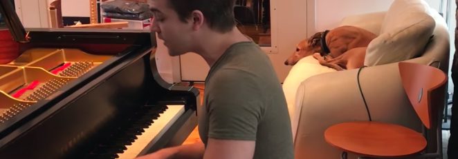 In the Lead-Up to Christmas, Hunter Hayes Is Celebrating With “12 Days of Holiday Hayes” . . . But His Dog Seems Unimpressed [Watch]